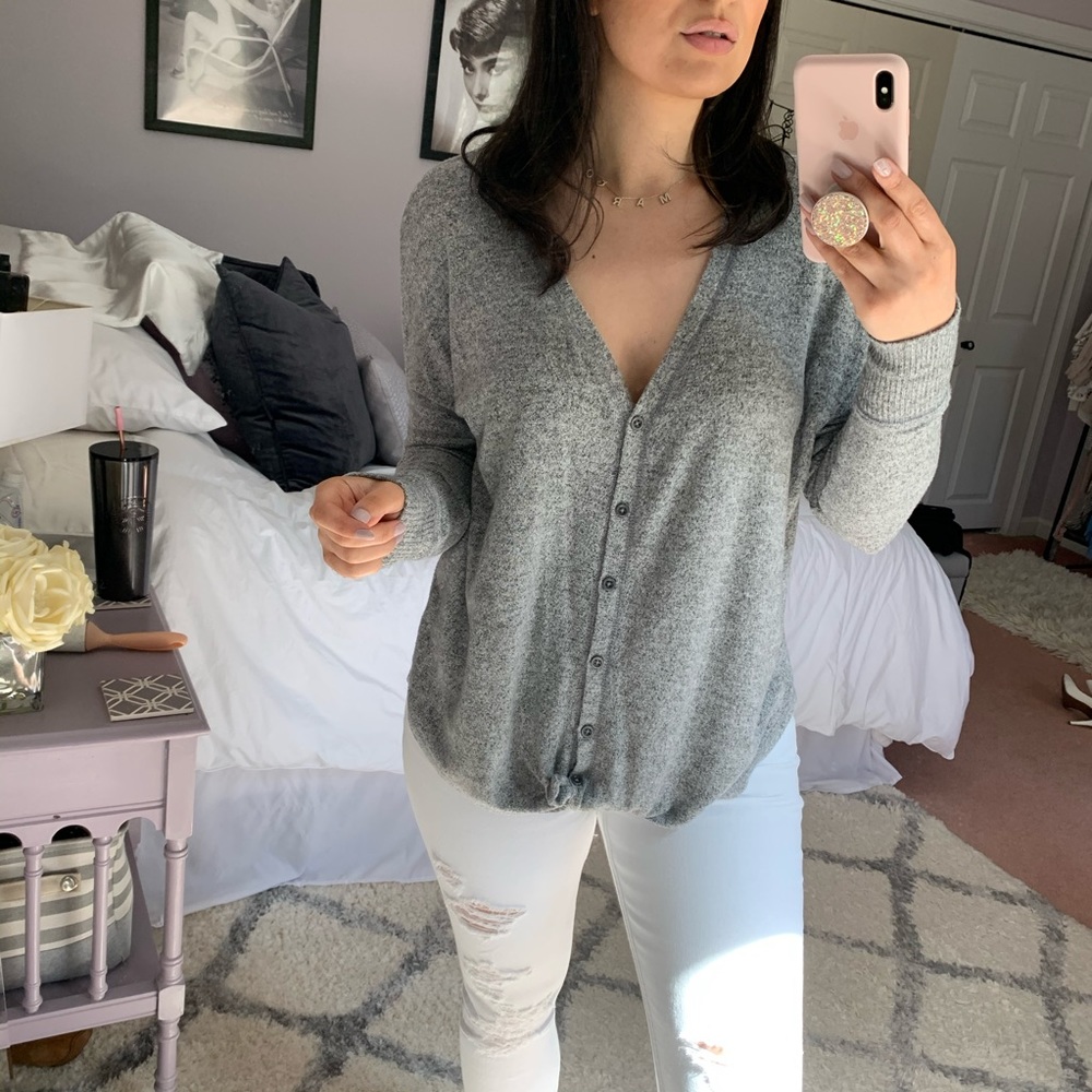 Button Up Casual Top - image 1